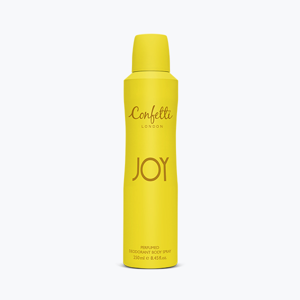 Confetti London Joy deodorant body spray 250ml with pear, melon and floral notes